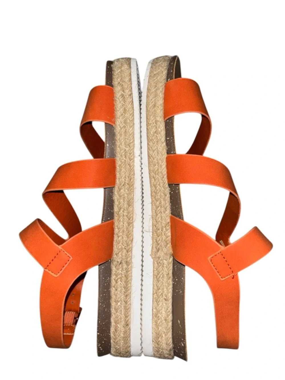 Patrizia by Spring Step "Kalissa" Orange Strappy Sandals Size 40/9 - Picture 4 of 8